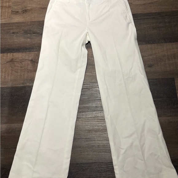 Ralph Lauren White Flare Women's Pants - Picture 2 of 4
